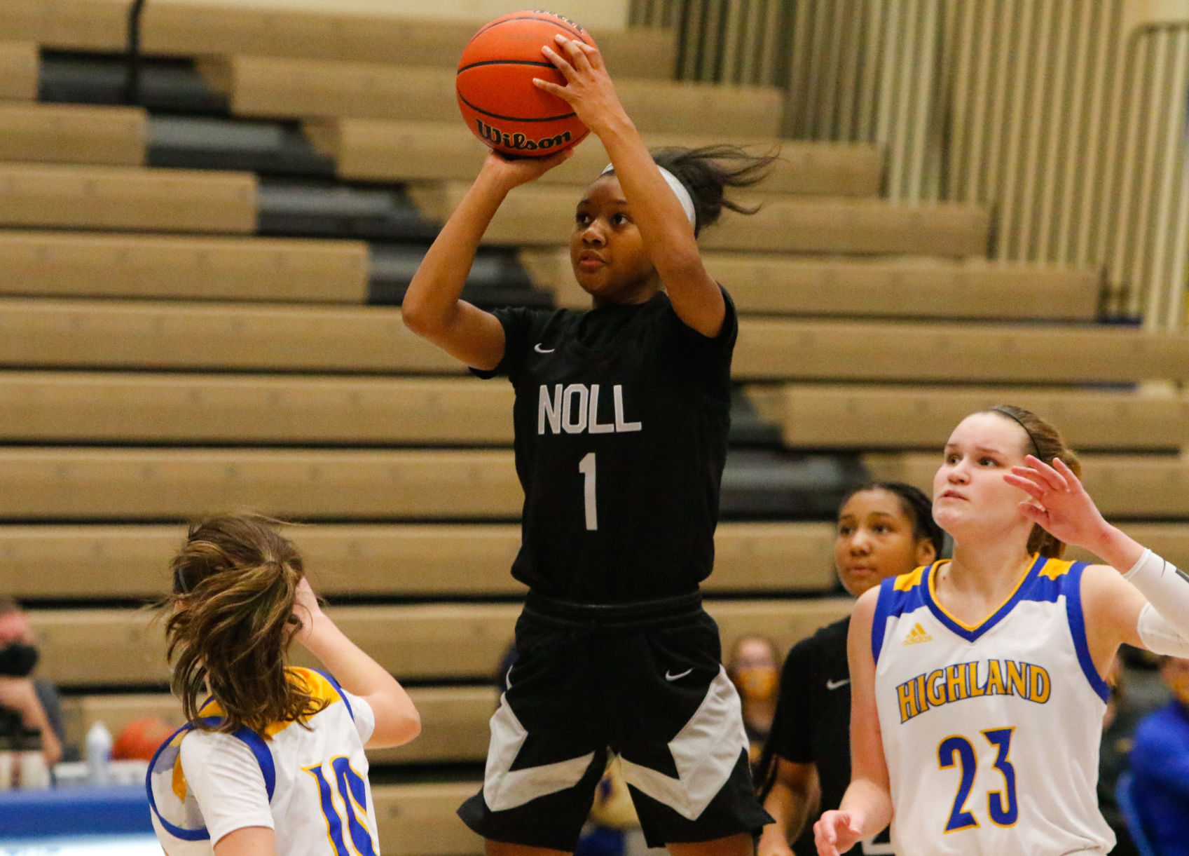 Bishop Noll at Highland girls basketball